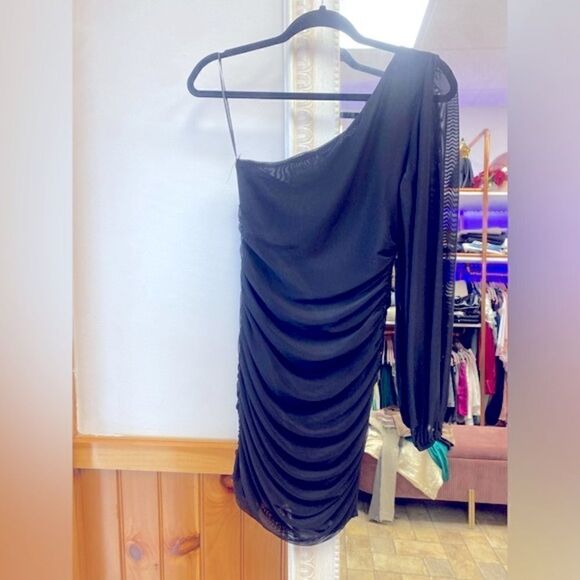 HELLO MOLLY “NOT HISTORY” DRESS BLACK SZ 8 - Picture 7 of 9